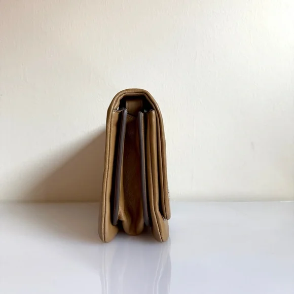 Tory Burch Charlie Shoulder Bag - Wren Brown - Picture 5 of 16